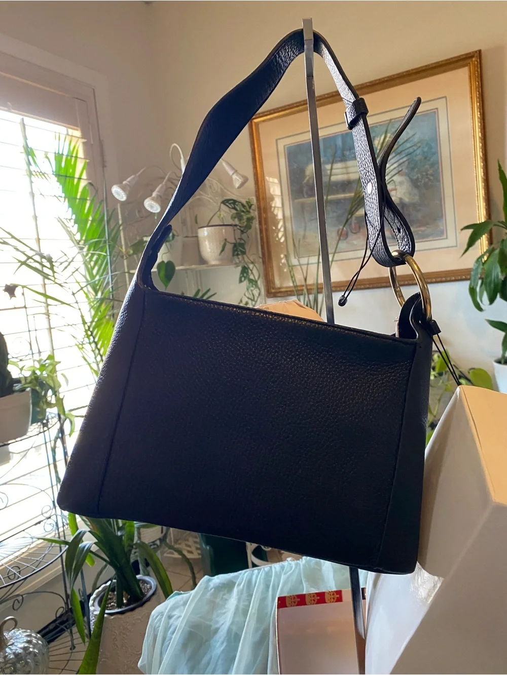 CORDER LONDON BLACK LEATHER PURSE NWT